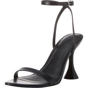 🆕Women’s Black Lina Trend Heel Sandals Polyurethane Fashion Shoes